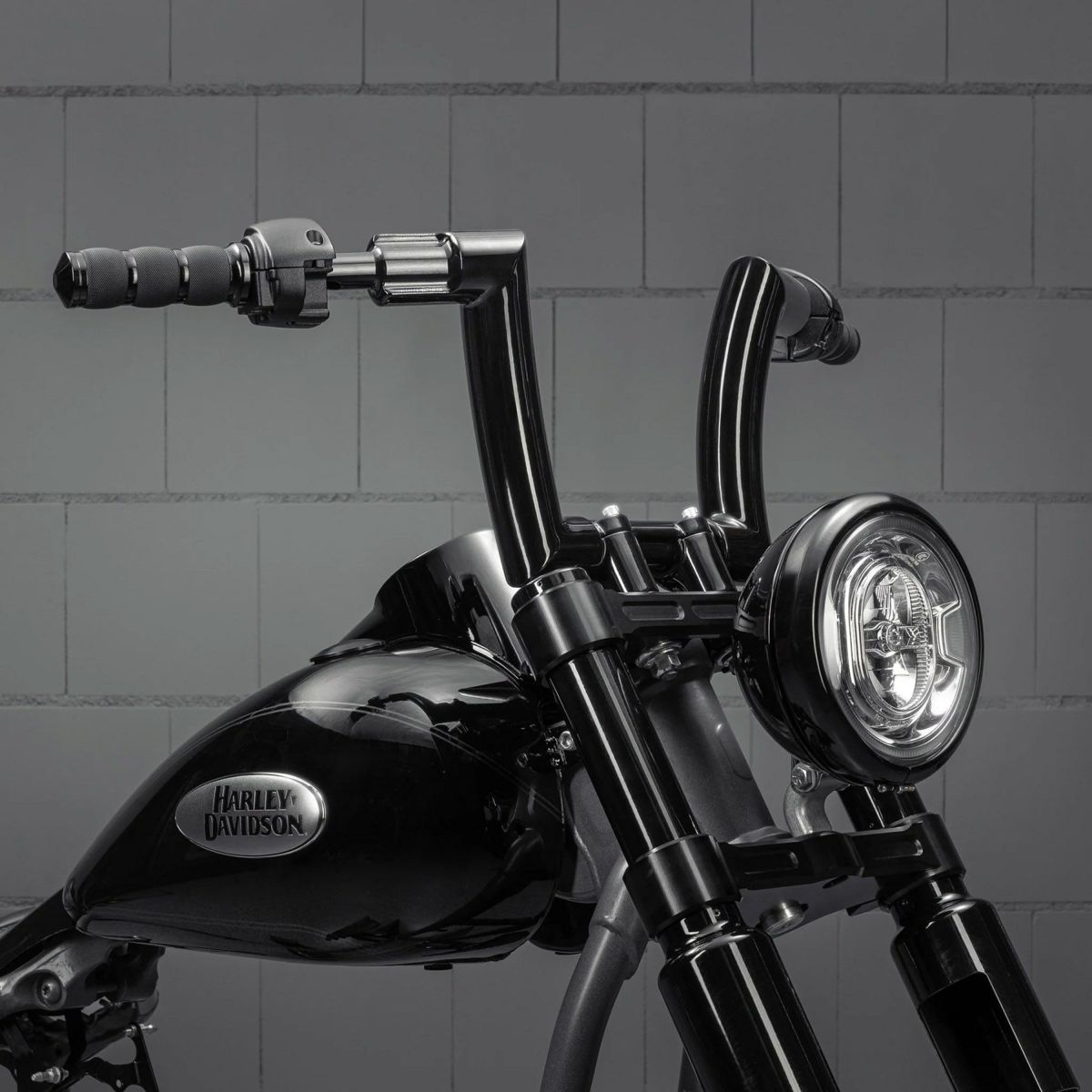 モナーク ファットハンドルバー 8インチ (クローム)1