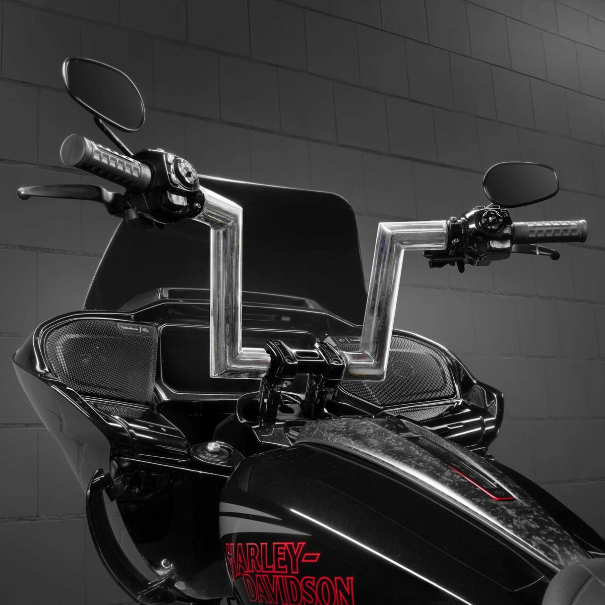 ヘルライザー メガファットハンドルバー 10インチ (クローム)