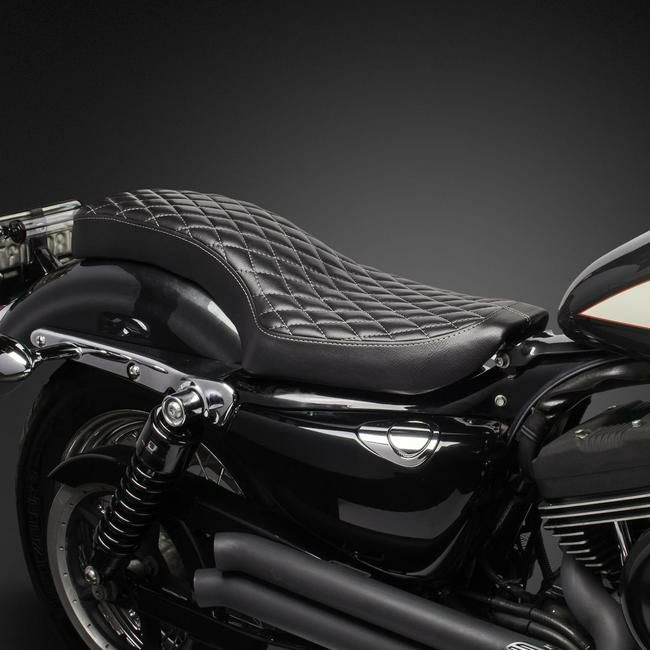 Biltwell HB Seat - Black Diamond-01