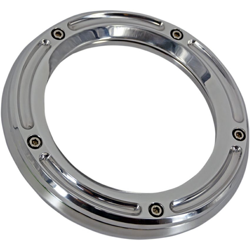 ダービーカバー＆パワークラッチプレートキット (クローム/ゴールド)2