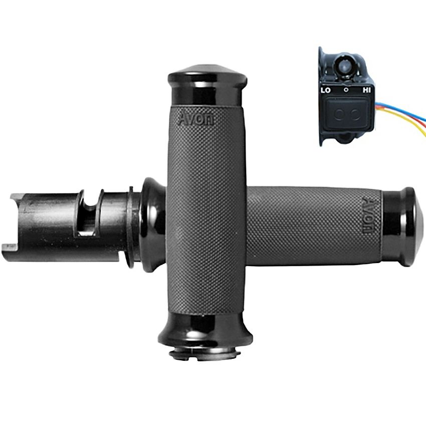 カスタムコントゥア ヒートグリップ (ブラック)