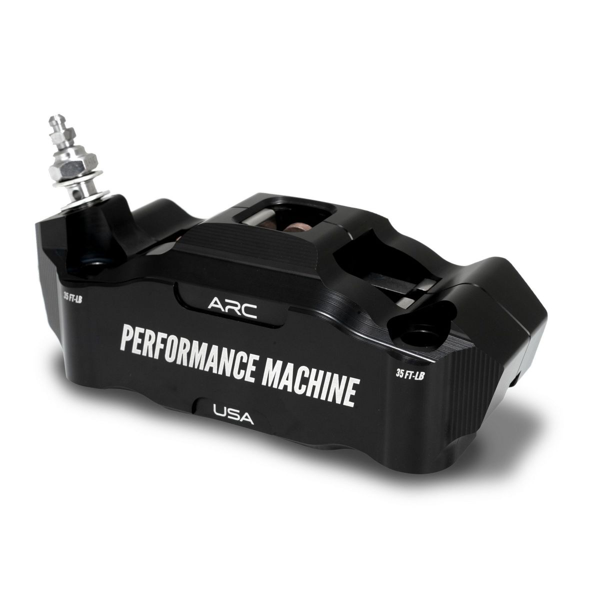 レースシリーズ ラジアルマウント・ブレーキキャリパー フロント/左用 (ブラック)