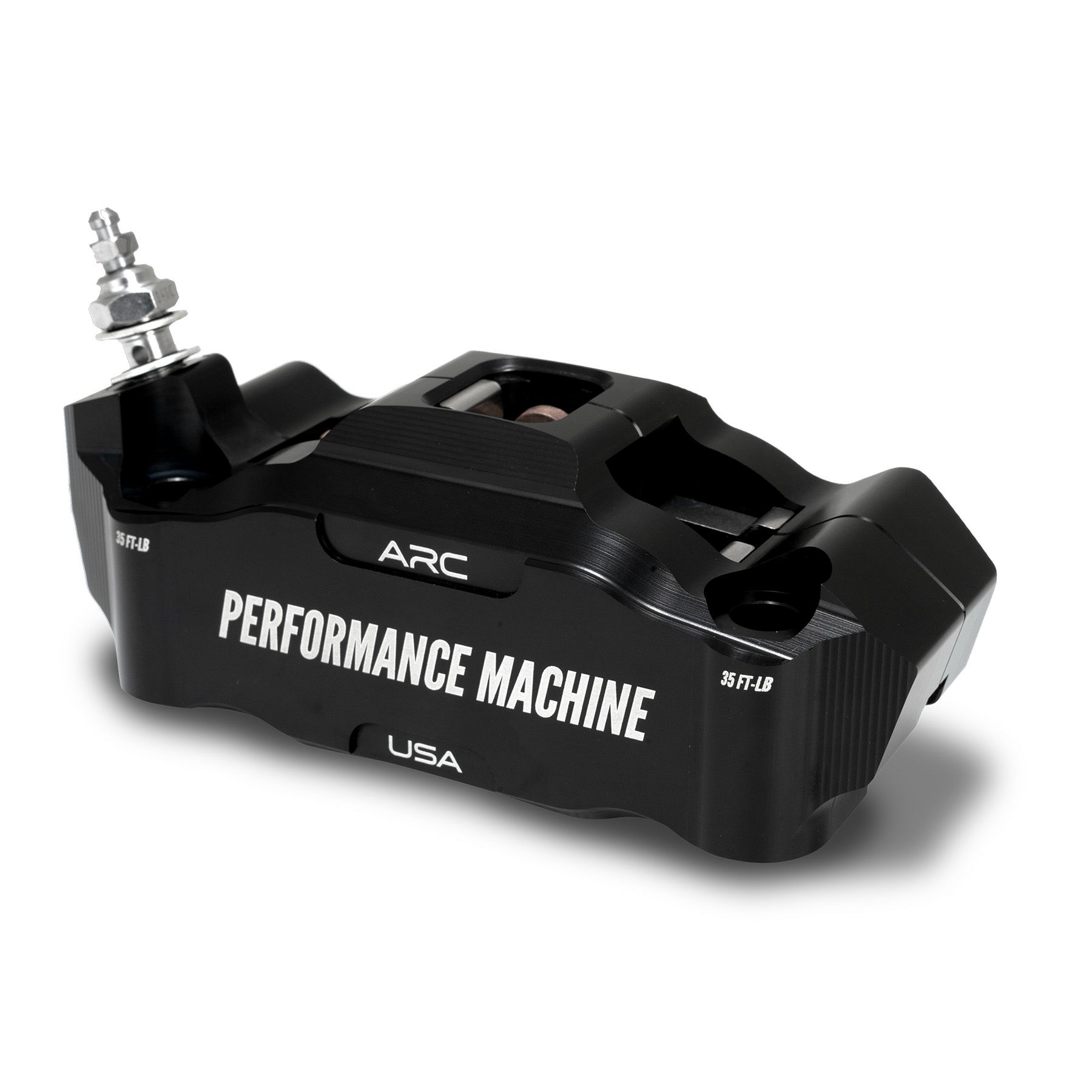 レースシリーズ ラジアルマウント・ブレーキキャリパー フロント/左用 (ブラック)