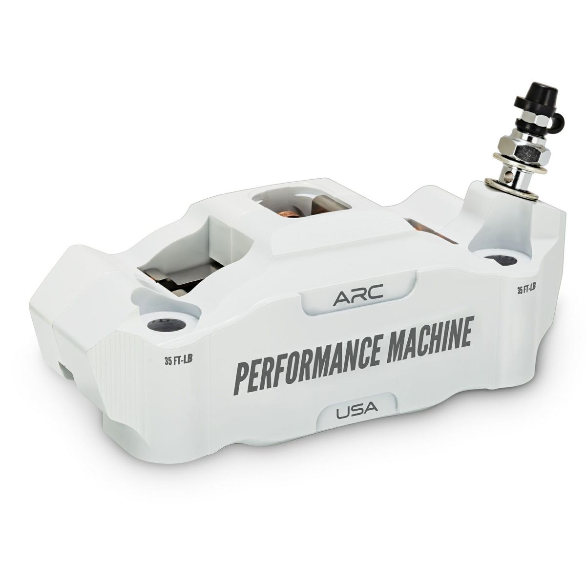 レースシリーズ ラジアルマウント・ブレーキキャリパー フロント/右用 (ホワイト)