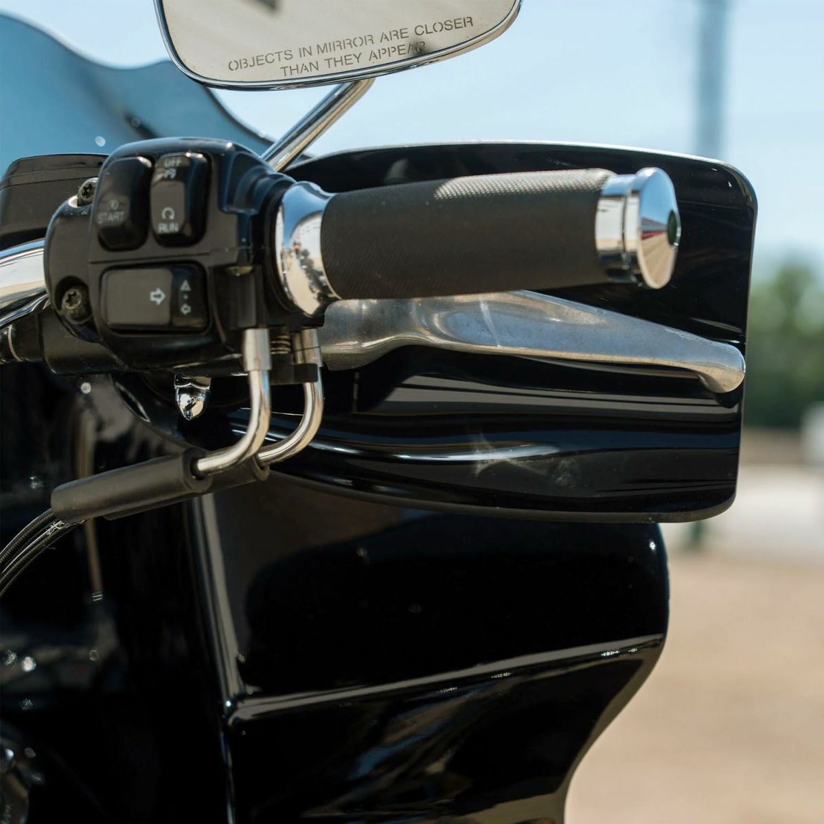 クロックワークス フレア ハンドガード ブラック 油圧クラッチ車用 2