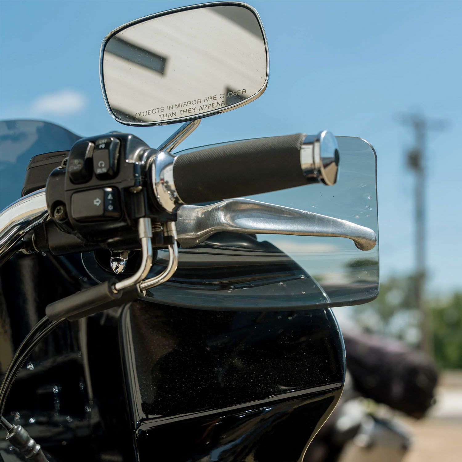 クロックワークス フレア ハンドガード Tint（スモーク） 油圧クラッチ車用 2