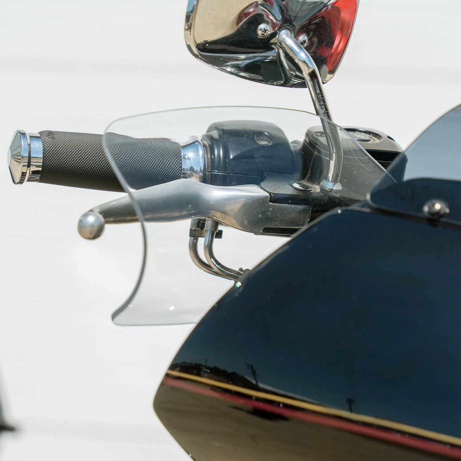 クロックワークス フレア ハンドガード クリアー 油圧クラッチ車用