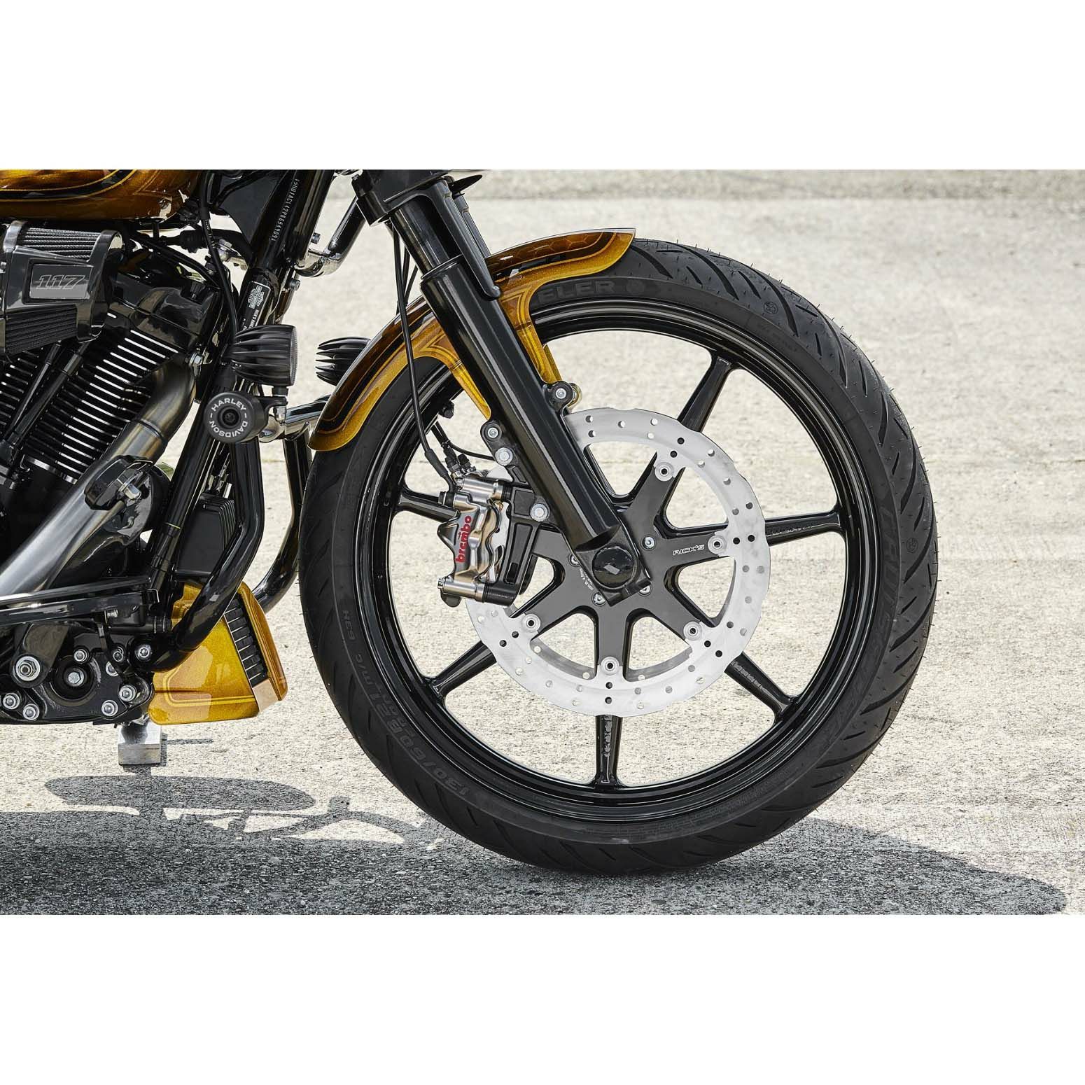 フロント ラジアルマウントブレーキキャリパーアダプター1