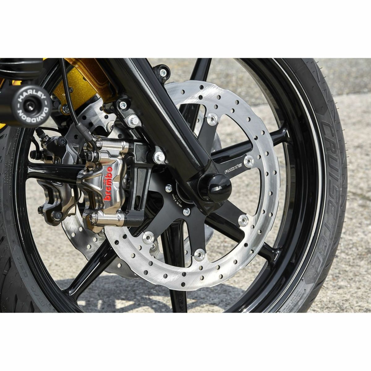 フロント ラジアルマウントブレーキキャリパーアダプター2