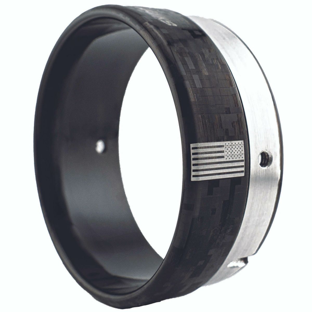 デジタルカモ・4.5インチ エンドキャップ (ブラック)