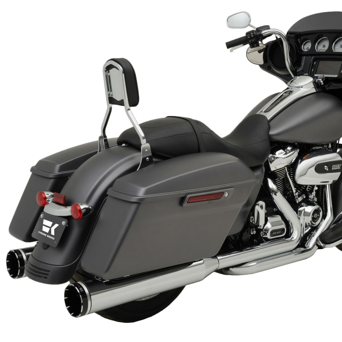 ドミネーターSR フルエキゾーストマフラー(クローム)