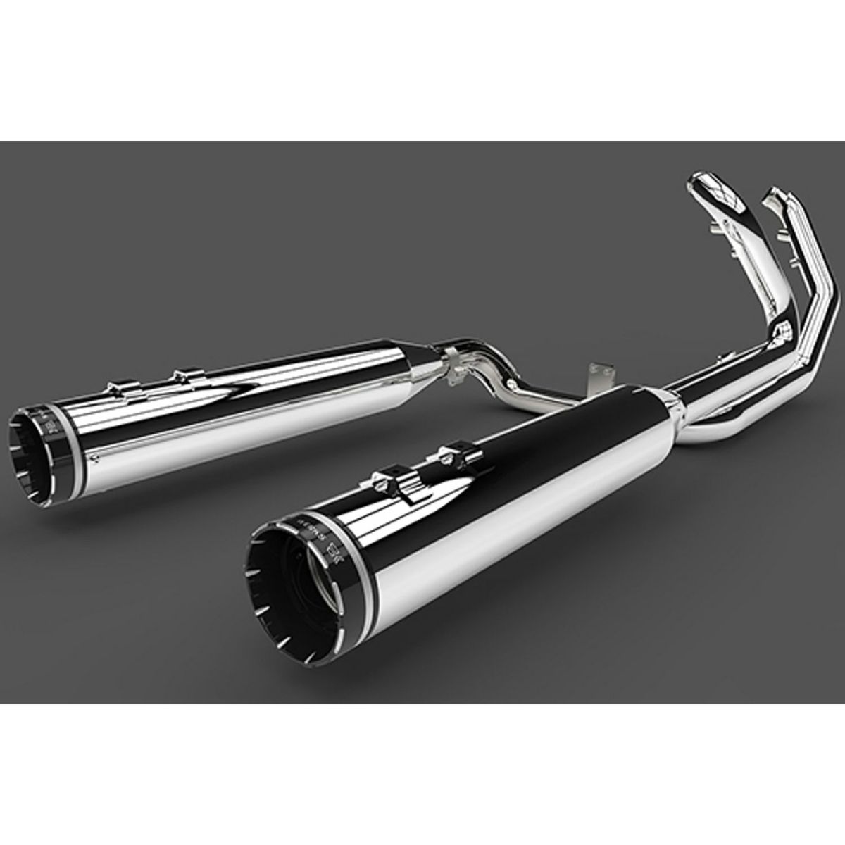 ドミネーターSR フルエキゾーストマフラー(クローム)1