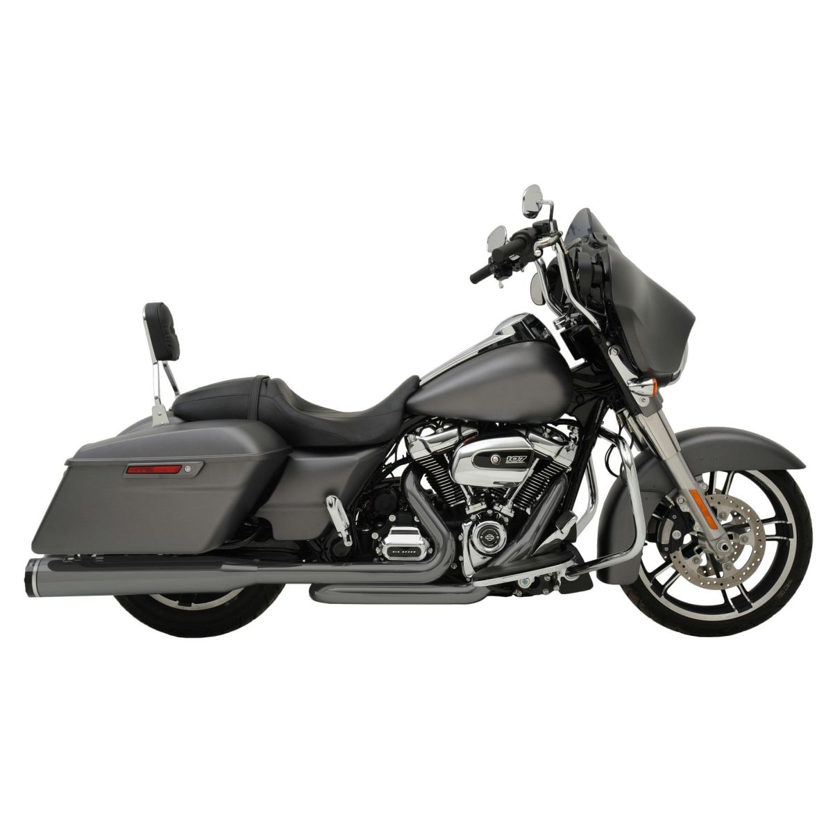 ドミネーターSR フルエキゾーストマフラー(ブラッククローム)2