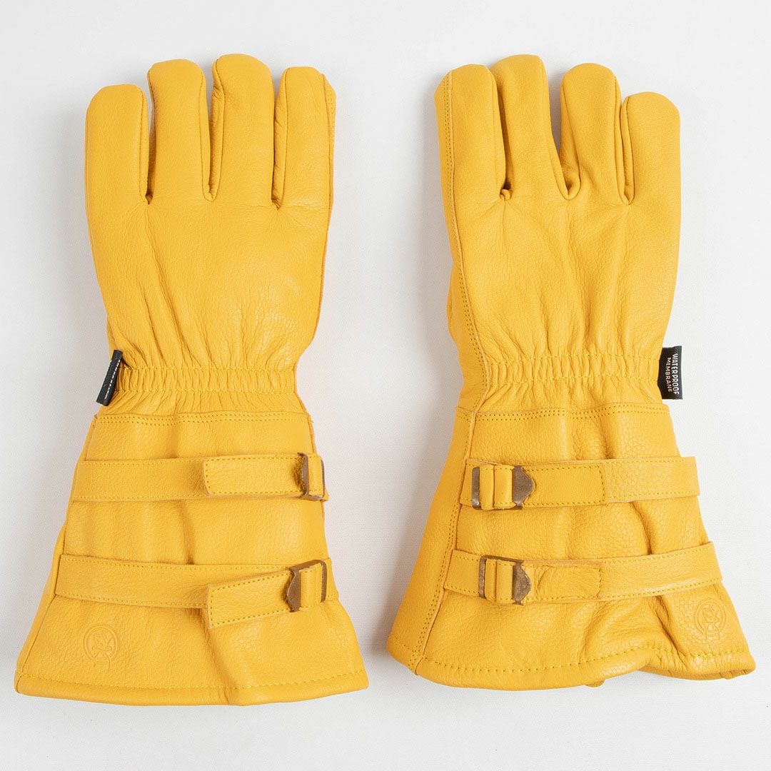 DEGNER デグナー 洗える ウインター レザーグローブ タン