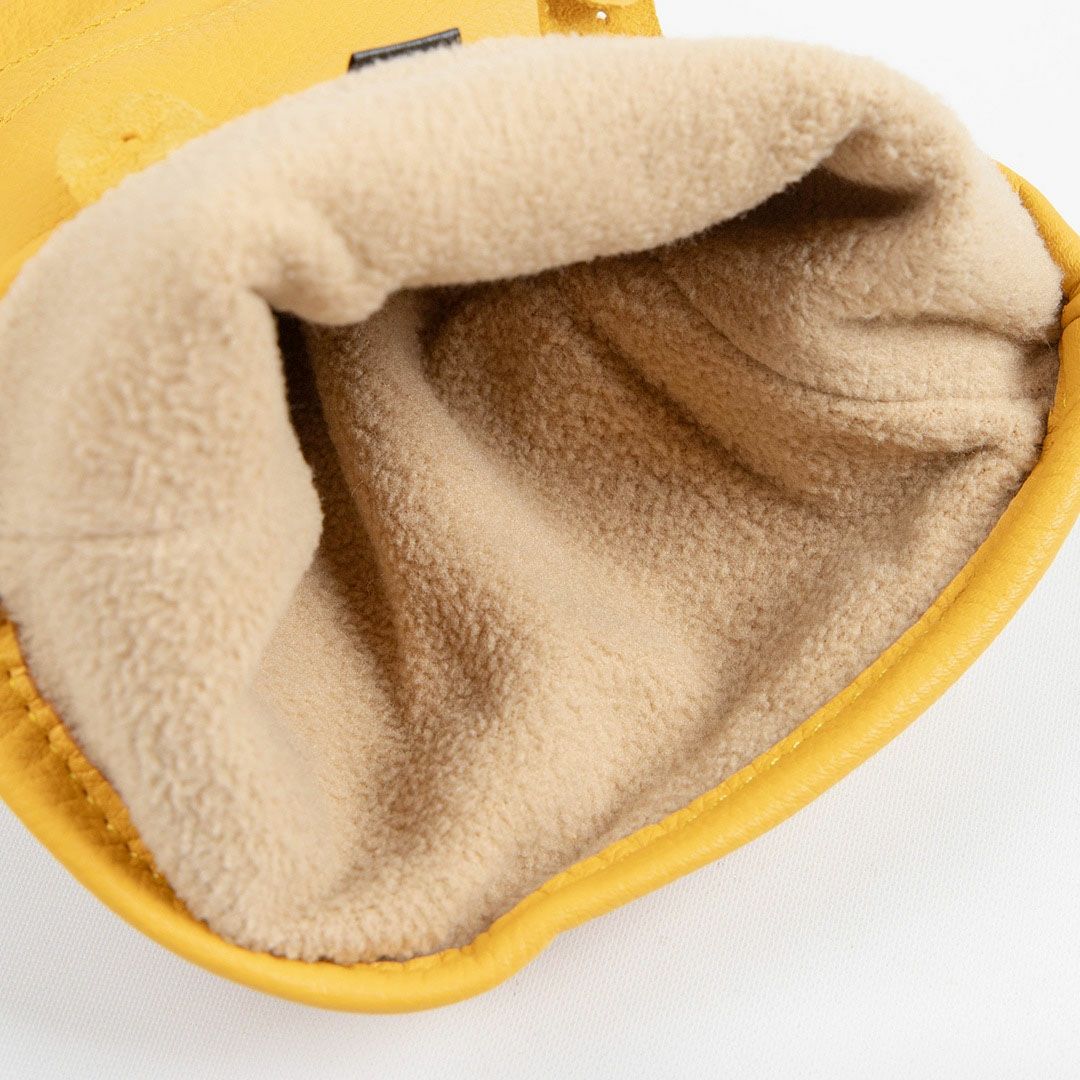 DEGNER デグナー 洗える ウインター レザーグローブ タン 3