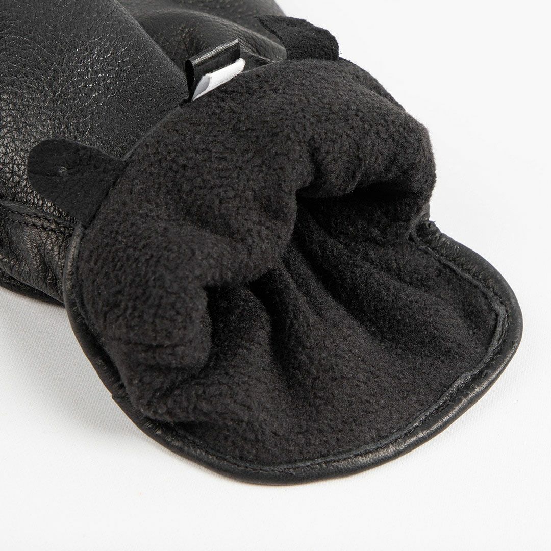 DEGNER デグナー 洗える ウインター レザーグローブ ブラック 3