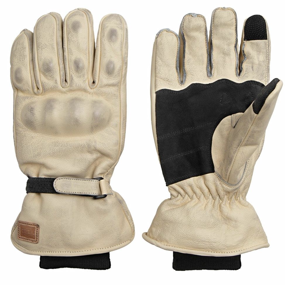 DEGNER デグナー ウインター レザー リブグローブ アイボリー