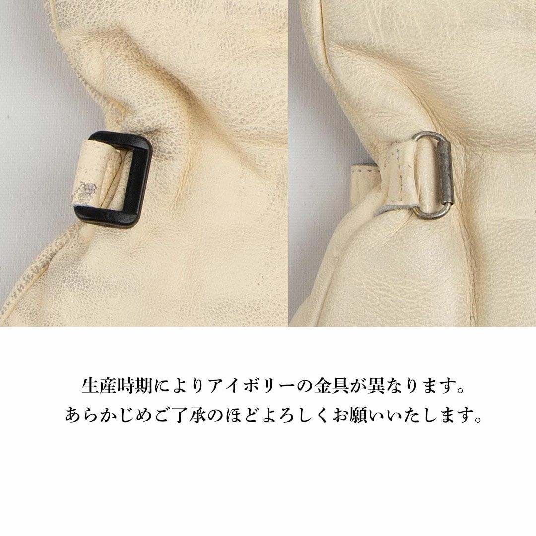 DEGNER デグナー ウインター レザー リブグローブ アイボリー 7