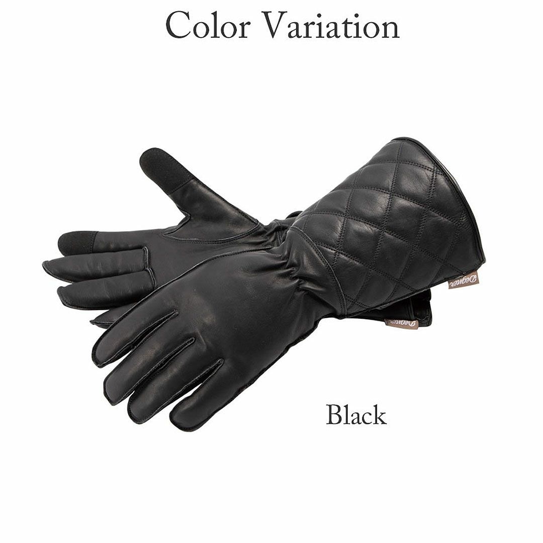 DEGNER デグナー レディース ウインター レザー グローブ ブラック 3