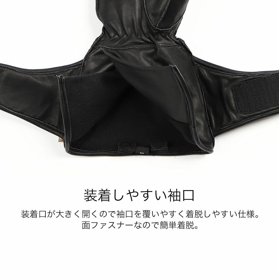 DEGNER デグナー レディース ウインター レザー グローブ ブラック 7