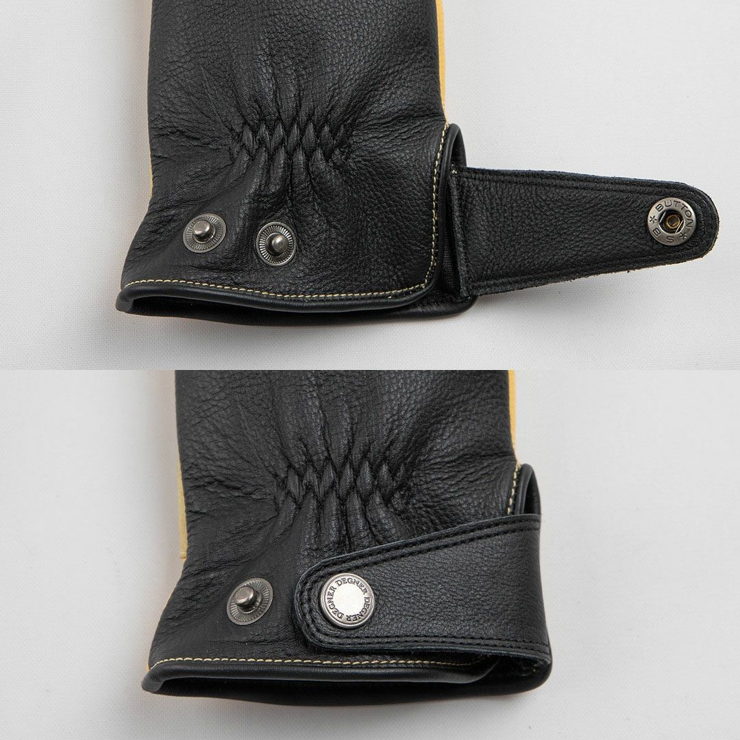 DEGNER デグナー マグネット レザーグローブ ブラック/タン 4