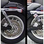 BURLY スラマー ローダウン・サスペンション 10.5インチ　スポーツスター