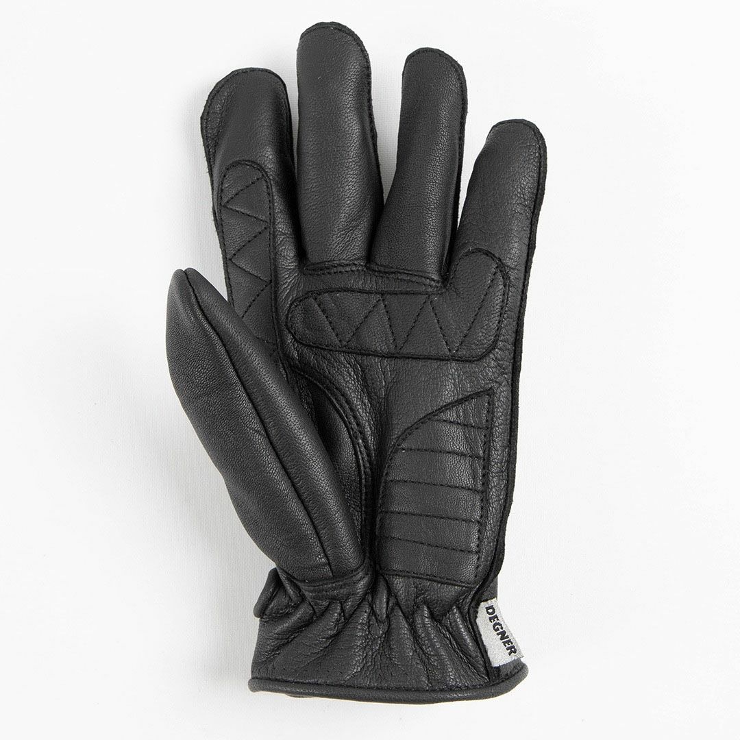 DEGNER デグナー 撥水 ゴートレザー グローブ ブラック 3