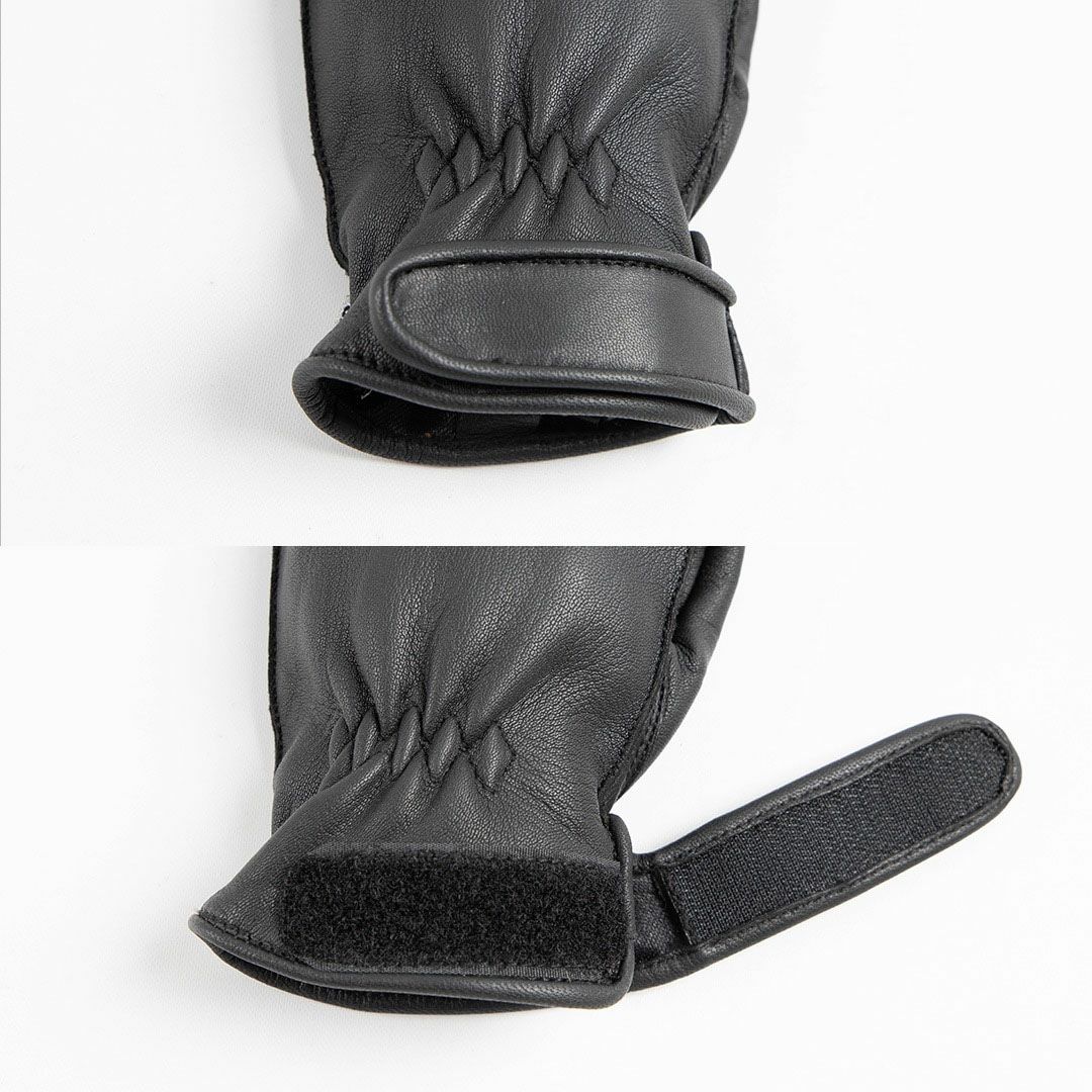 DEGNER デグナー 撥水 ゴートレザー グローブ ブラック 4