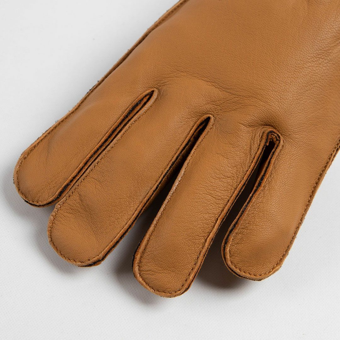 DEGNER デグナー 撥水 ゴートレザー グローブ ブラウン 2