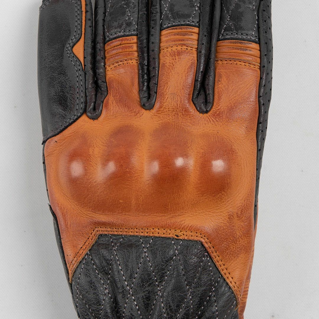 DEGNER デグナー プロテクター カウレザー グローブ ブラウン/グレー 3