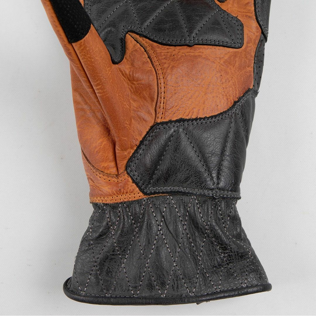 DEGNER デグナー プロテクター カウレザー グローブ ブラウン/グレー 5