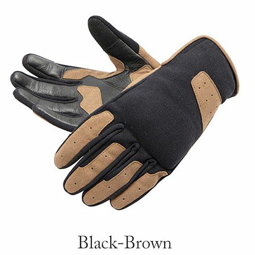 DEGNER デグナー テキスタイルグローブ ブラック/ブラウン