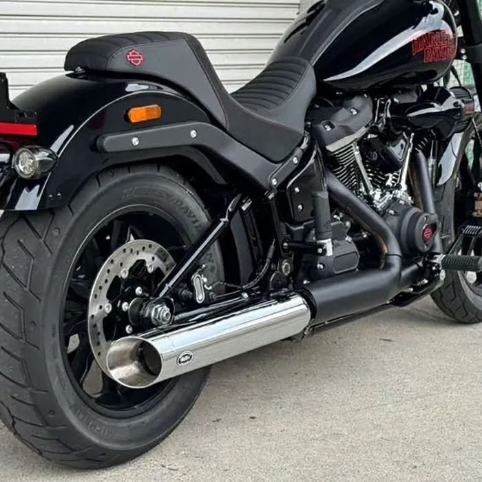 ベルズパフォーマンスマフラー JMCA車検対応 (クローム/スラッシュ)