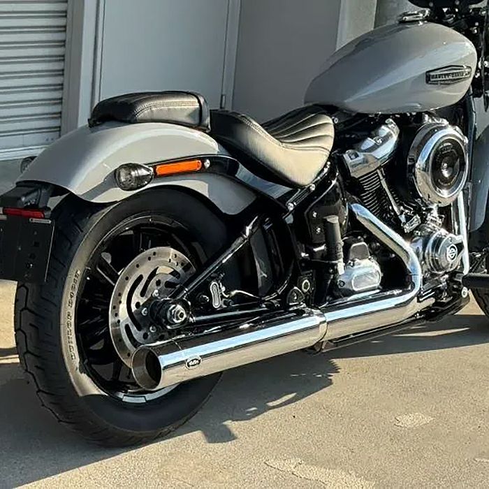 ベルズパフォーマンスマフラー JMCA車検対応 (クローム/ラウンド)