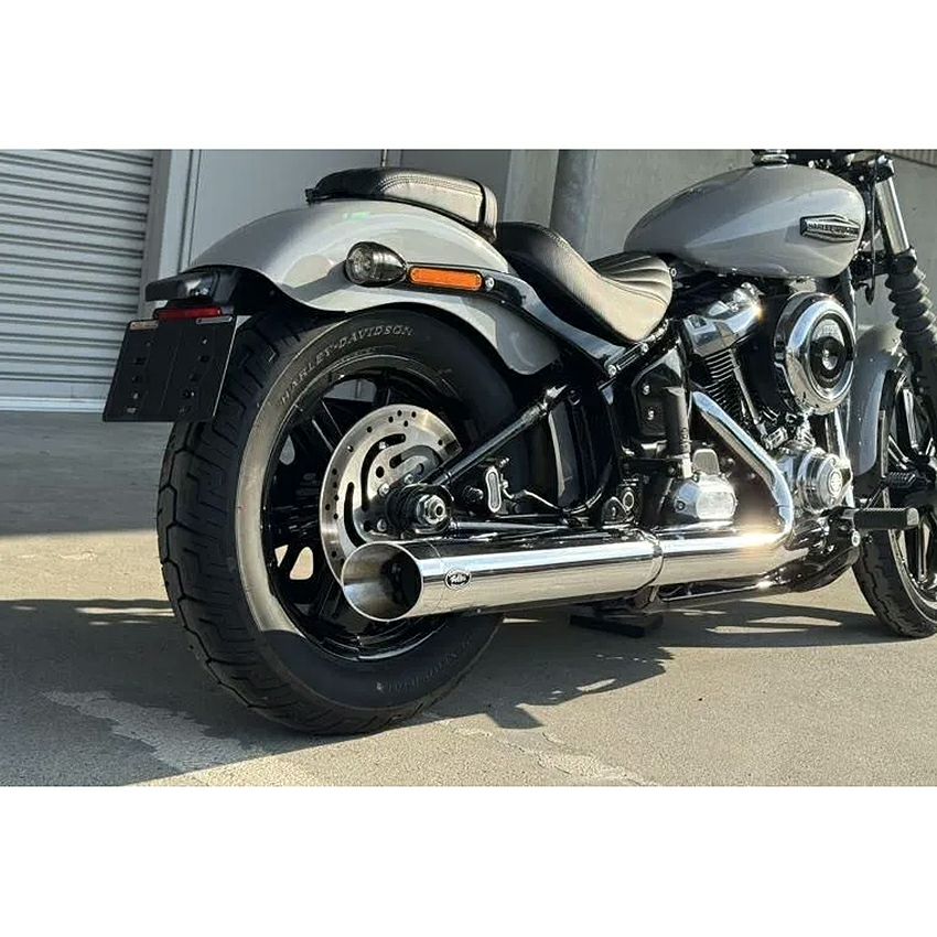 ベルズパフォーマンスマフラー JMCA車検対応 (クローム/ラウンド)1