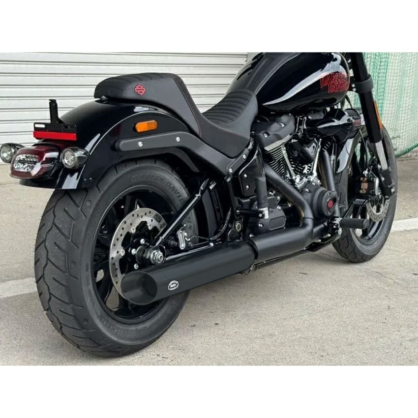 ベルズパフォーマンスマフラー JMCA車検対応 (ブラック/スラッシュ)1