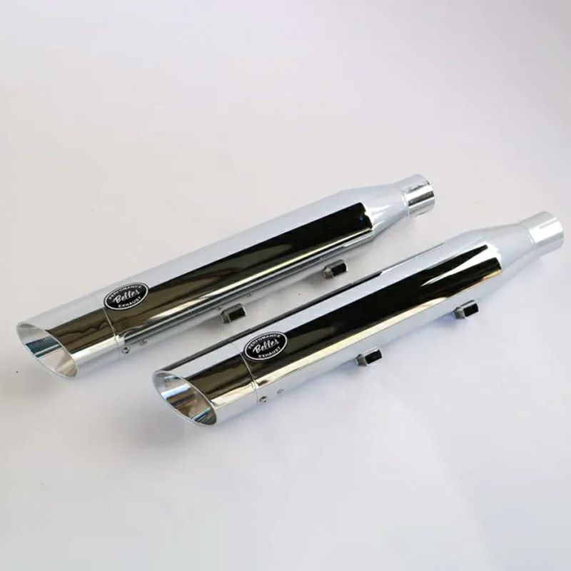 ベルズパフォーマンスマフラー JMCA車検対応 (クローム/スラッシュ)2