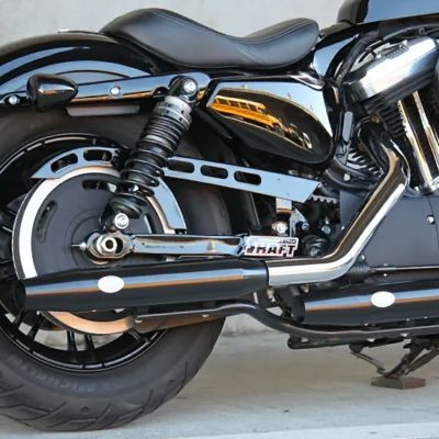 ハーレースポーツスター用JMCA クローム マフラー ベルズパフォーマンスマフラー JMCA車検対応 (クローム/スラッシュ