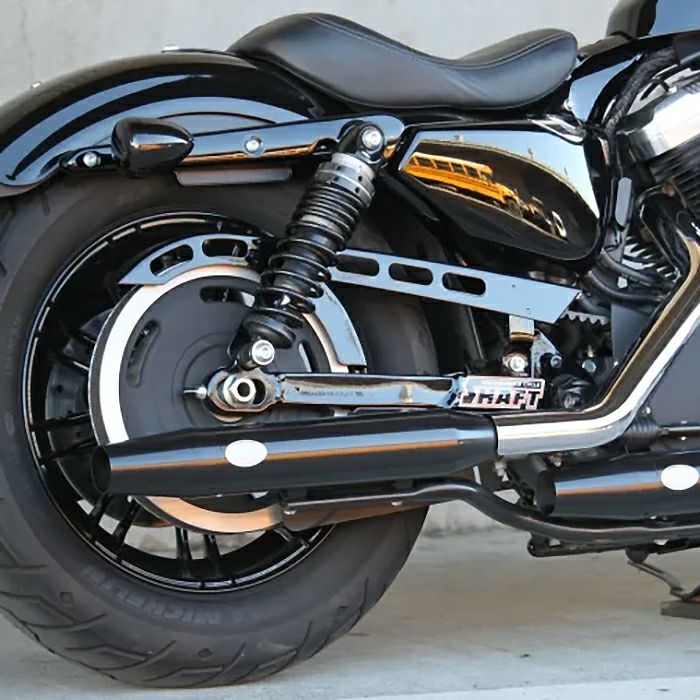 JMCA車検対応 (ブラック/テーパード)