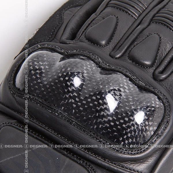 DEGNER デグナー ライディング レザー ツーリング グローブ ブラック 4