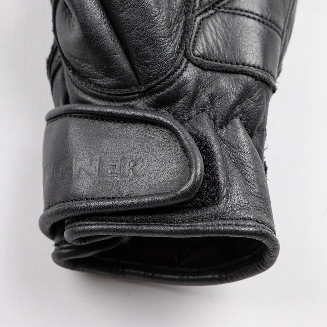 DEGNER デグナー レディース ソフトパッド レザーグローブ ブラック 4