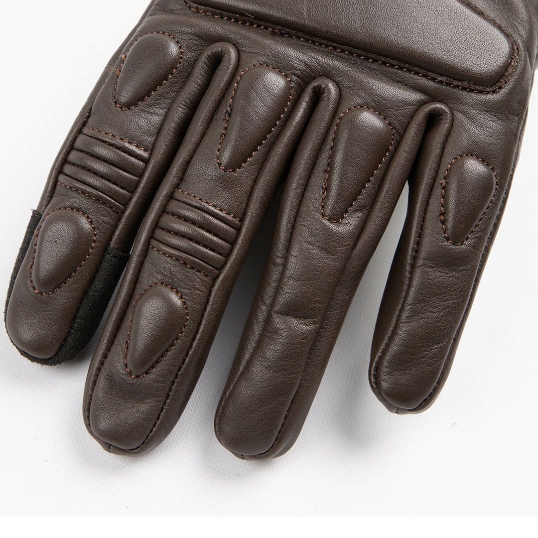 DEGNER デグナー レディース ソフトパッド レザーグローブ ブラウン 6