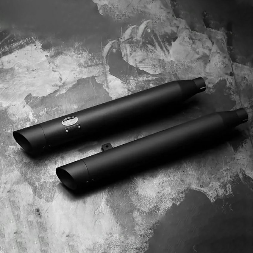 ベルズパフォーマンスマフラー JMCA車検対応 (ブラック/スラッシュ)