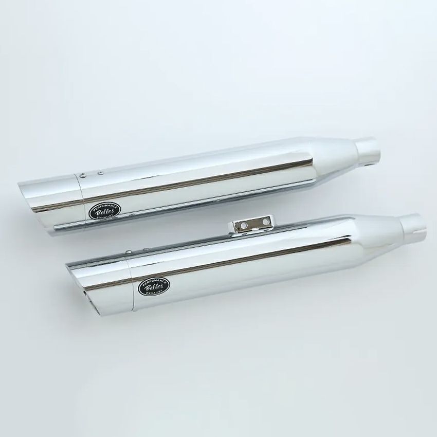 ベルズパフォーマンスマフラー JMCA車検対応 (クローム/スラッシュ)