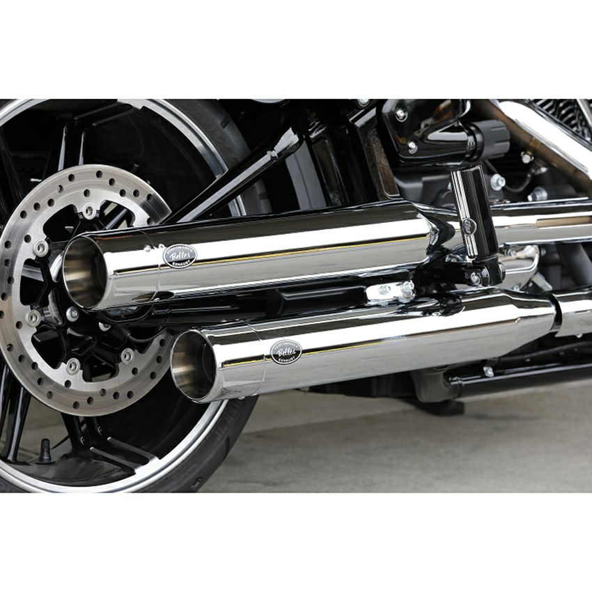 ベルズパフォーマンスマフラー JMCA車検対応 (クローム/ラウンド)2