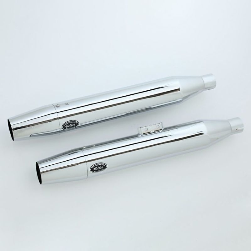 ベルズパフォーマンスマフラー JMCA車検対応 (クローム/テーパード)