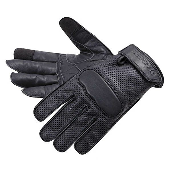 DEGNER デグナー レディース レザーメッシュ グローブ ブラック