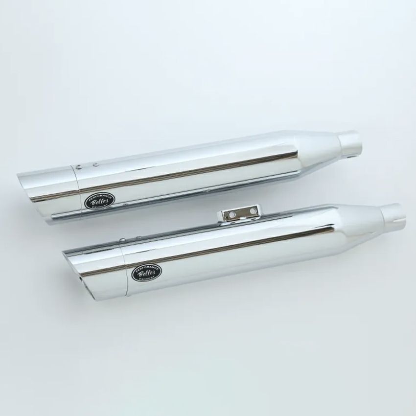 ベルズパフォーマンスマフラー JMCA車検対応 (クローム/スラッシュ)2