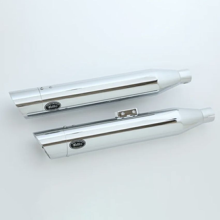 ベルズパフォーマンスマフラー JMCA車検対応 (クローム/スラッシュ