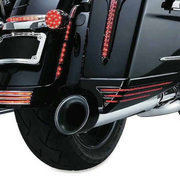 クリアキン　サドルバッグ・LEDエクステンション（グロスブラック）-04